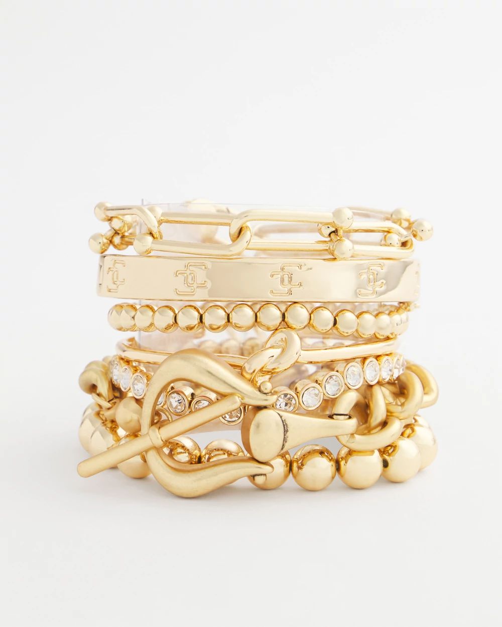 Gold Tone Horsebit Bracelet | Chico's Gold Tone Horsebit Bracelet | Chico's